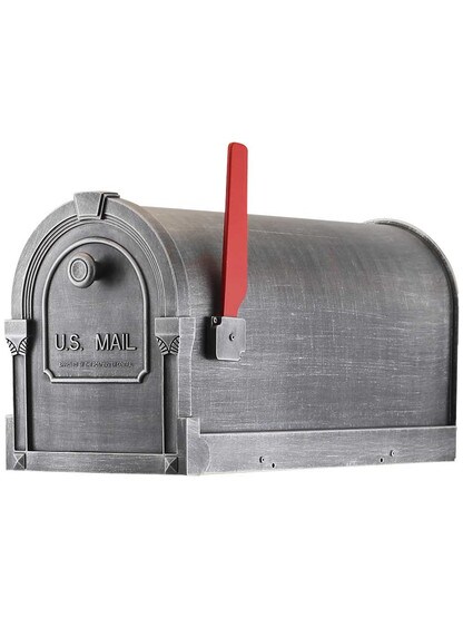 Savannah Curbside Mailbox in Swedish Silver.